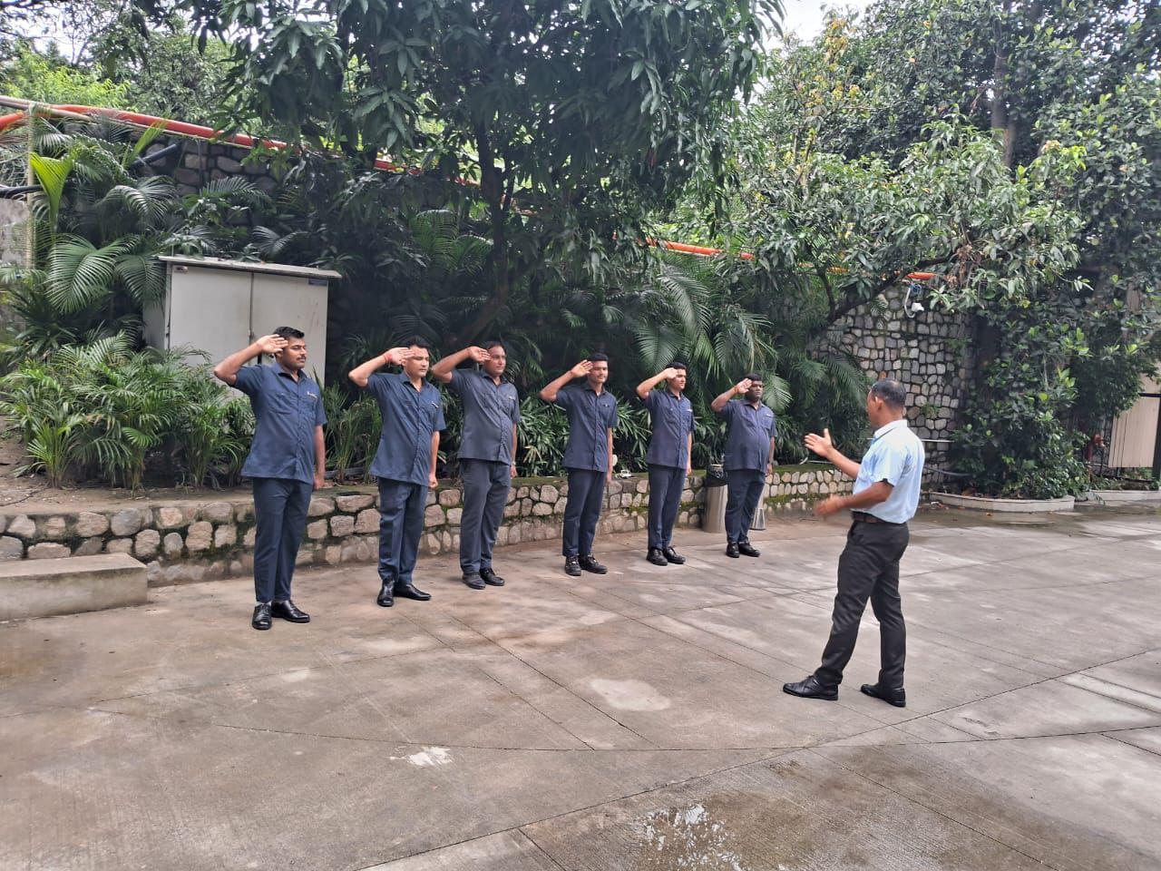 24/7 Vigilance - India Guards personnel